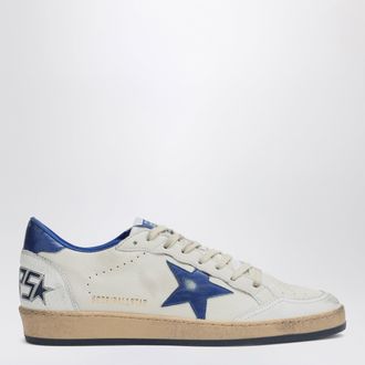 Golden Goose White/metallic blue Ballstar sneakers