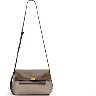 Radley London The Christina - Colourblock Small Flapover Crossbody Bag in Porcini at Nordstrom