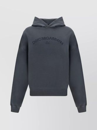 Dolce & Gabbana cotton oversize hooded sweater