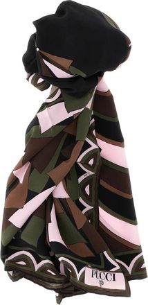 Pucci Accessoires, Dames, Veelkleurig, ONE Size, Baiadera Print Stole