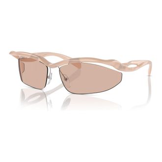 Prada Accessoires, Dames, Bruin, ONE Size, Zonnebril