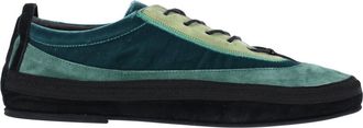 RANRA Green Heitt Suede Low-Profile Sneakers