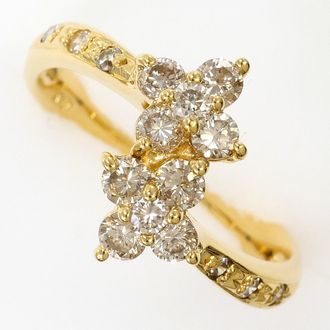 C&A Yellow Gold Yellow Gold (18K) Band Ring (Pre-Owned)
