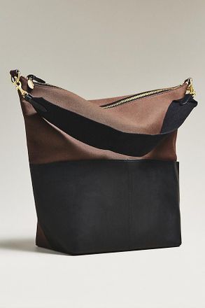 Clare Vivier Sophie Canvas Leather Tote
