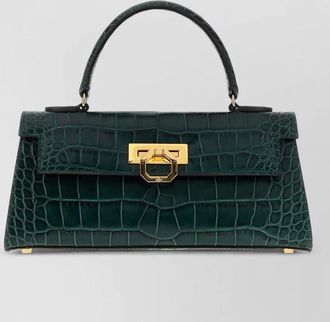 Carbotti leather clutch bag