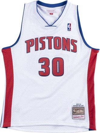 Mitchell & Ness NBA Swingman Rasheed Wallace Detroit Pistons Home 2003-04 Jersey White SMJYGS18166-DPIWHIT03RWA