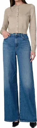 Joe's Mia Petite Petite High Rise Wide Leg Jeans In Zeal