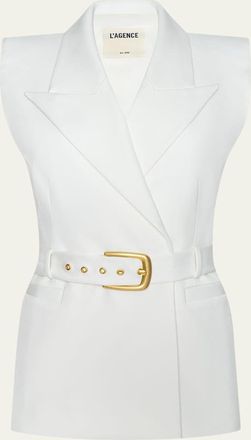 L'agence Emerly Belted Vest