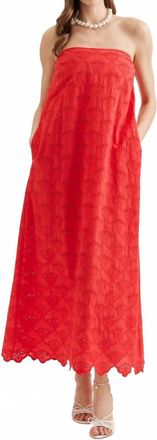 Entro Modern Romance Dress In Red