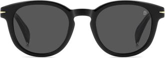 David Beckham Sunglasses Db 1198/S 8070 Ir Black/Gray Gradient Men