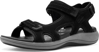 Clarks Mira Free Womens Shoes Black Nubuck : 9.5 B - Medium