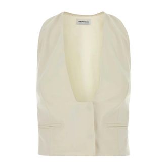 Andamane Dames, Jassen, Wit, Maat: XS Gabardine