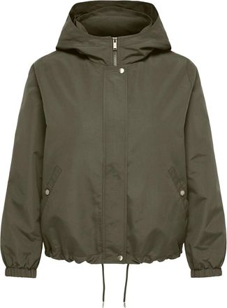 Only Parka ONLY ONLMONIC SPRING HOOD JACKET OTW ZL, Damen, Gr. XL, kalamata, Web, Obermaterial: 92% Polyester, 8% Nylon, unifarben, elastischer Bund, Jacke