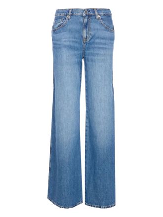 Liu Jo whiskering-effect jeans - Blue