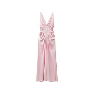 Versace Draped Maxi Dress