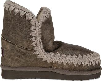 Mou Eskimo boots - women - Fabric/Sheepskin/Rubber - 36 - Brown