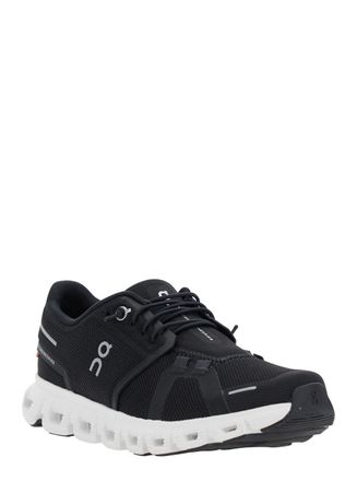 On Womens Sneakers Cloud 6 Black Polyester Trainers