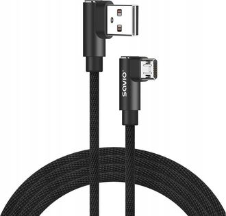 Savio Cable Usb-microusb Tipo B Savio De 2 M, Color Negro, 1 Unidad