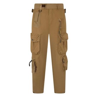 Diesel Straight Trousers, male, Brown, Size: W29 Cargo Pants