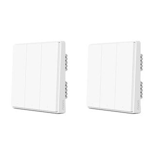 OEM Interruptor Inteligente, Tecnolog&iacute;a Zigbee, Control Remoto, D1 Con Neutro 3 X 2