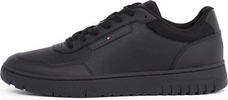 Tommy Hilfiger Mens Basket Core Lite Low Top Court Trainers, Black (Black), 6.5
