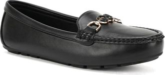 Unze Women BREVYN Semi Formal Moccasins UK Size 3-8 Black