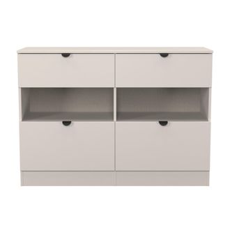 Lewis's Bora 4 Drawer Midi Chest in Kashmir - Ready Assembled - Lewiss Home | TJ Hughes