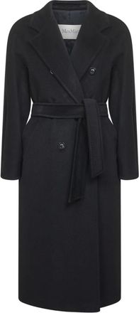 Max Mara Dames, Mantels, Zwart, Maat: 4XS Wol