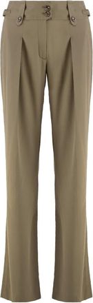 Tom Ford Dames, Broeken, Bruin, Maat: XS Zijde