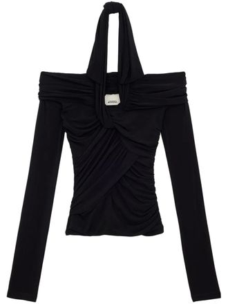 Isabel Marant Vonda blouse - women - Viscose/Elastane - 34 - Black