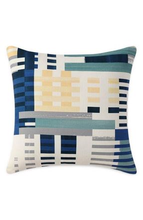 Sunday Citizen Plaid Big Throw Pillow in Gold at Nordstrom