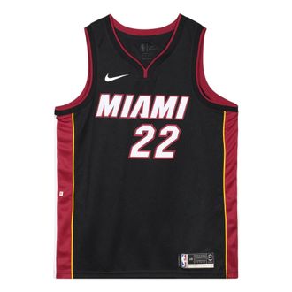 Nike Mens Nike NBA JerseySW Fan Edition Miami Heat Butler 2 No. 2 Retro Basketball Jersey/Vest Black 864487-027