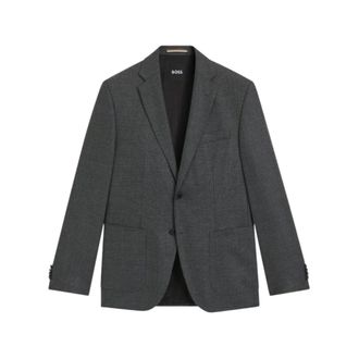 HUGO BOSS Kostuums, Heren, Grijs, 2Xl, Wol, H-Janson Blazer