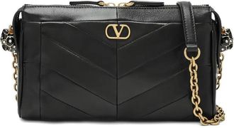Valentino Garavani Panthea Small Shoulder In Nappa Leather With Chevron Pattern Bags