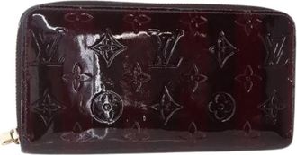 Louis Vuitton Pre-owned Wallets, female, Purple, Size: ONE SIZE Pre-owned Leather Wallet