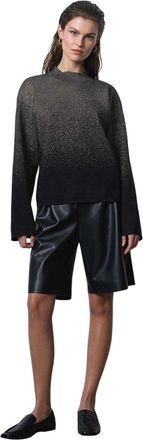 French Connection Kady Ombre-trui voor dames (Zwart)