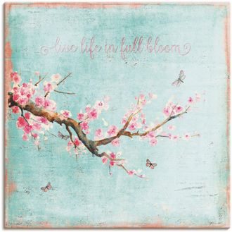 Artland Wandbild »Kirschblüte« 1 Stk. tlg. als Alubild, Outdoorbild, Leinwandbild, Poster, Wandaufkleber