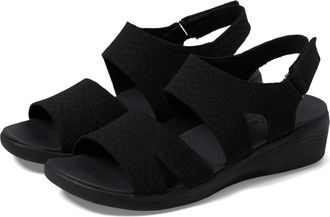 Skechers Arya Modern Mus BBK Black Womens Comfortable Sandals 163420