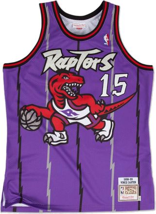 Mitchell & Ness x NBA Toronto Raptors 1998-99 Road Jerseys Vince Carter 15 AJY4GS18107-TRAPURP98VCA