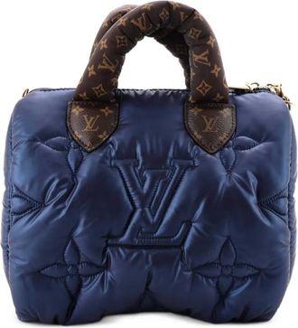 Louis Vuitton Speedy Bandouliere Bag Monogram Quilted Econyl Nylon 25 shoulder bag - Blauw