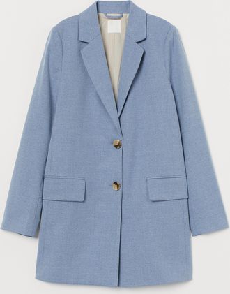 H&M Gerader Blazer - Blue