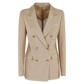 Tagliatore Blazers, female, Brown, Size: 2XS Blazer J-parigi