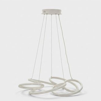 Mauro Ferretti L&aacute;mpara Colgante Led Moderna Regulable Glovy - Blanco