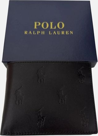 Ralph Lauren Mens Ralph Lauren Mens Pony Embedded Wallet - Black