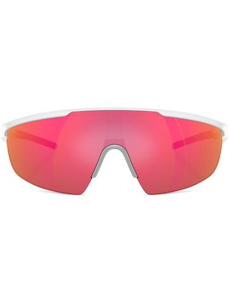 Ferrari shield-frame sunglasses - unisex - Plastic - One Size - Red