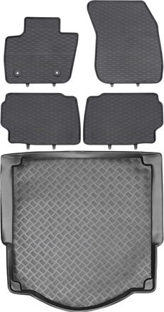 OEM Juego De Alfombrillas De Goma Para Coche Y Maletero Para Ford Mondeo V Estate (2014-2022)