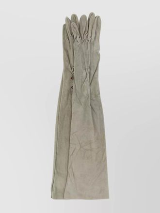 Prada suede long gloves
