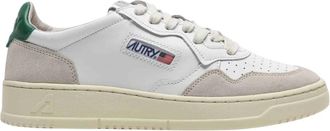 Autry Medalist Low - Heren - Sneakers - Wit - 43 EU - Katoen - Schoenen