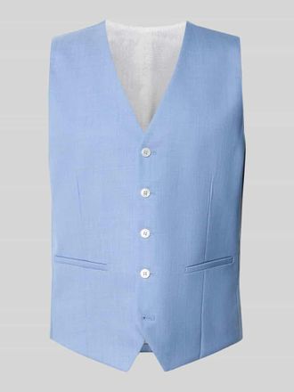 Daniel Hechter Weste mit V-Ausschnitt und Paspeltaschen in Hellblau, Gr&ouml;&szlig;e 48