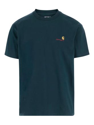 Carhartt Work in Progress Script short-sleeve T-shirt - Blue